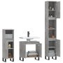 Concrete gray plywood 3-piece bathroom furniture set by vidaXL, Bathroom furniture - Ref: Foro24-3187801, Price: 178,08 €, Di...