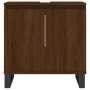 Bathroom furniture set 3 pieces brown oak plywood by vidaXL, Bathroom furniture - Ref: Foro24-3187804, Price: 182,30 €, Disco...