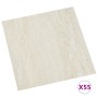 Self-adhesive floor planks 55 pieces PVC 5.11 m² cream by vidaXL, Floors and carpets - Ref: Foro24-324659, Price: 110,76 €, D...