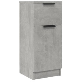 Gray concrete plywood sideboard 30x30x70 cm by vidaXL, Sideboards - Ref: Foro24-811123, Price: 53,99 €, Discount: %