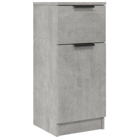 Aparador de madera contrachapada gris hormigón 30x30x70 cm de vidaXL, Aparadores - Ref: Foro24-811123, Precio: 55,03 €, Descu...