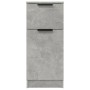 Aparador de madera contrachapada gris hormigón 30x30x70 cm de vidaXL, Aparadores - Ref: Foro24-811123, Precio: 55,03 €, Descu...