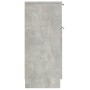 Aparador de madera contrachapada gris hormigón 30x30x70 cm de vidaXL, Aparadores - Ref: Foro24-811123, Precio: 55,10 €, Descu...