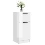 Glossy white plywood sideboard 30x30x70 cm by vidaXL, Sideboards - Ref: Foro24-811127, Price: 58,37 €, Discount: %