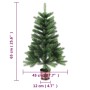 Árbol de Navidad artificial hojas realistas verde 65 cm de vidaXL, Arboles de navidad - Ref: Foro24-284326, Precio: 39,33 €, ...