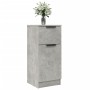 Aparador 2 uds madera contrachapada gris hormigón 30x30x70 cm de vidaXL, Aparadores - Ref: Foro24-811124, Precio: 96,90 €, De...