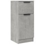 Aparador 2 uds madera contrachapada gris hormigón 30x30x70 cm de vidaXL, Aparadores - Ref: Foro24-811124, Precio: 96,90 €, De...