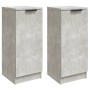 Display cabinets 2 units plywood gray concrete 30x30x70 cm by vidaXL, Sideboards - Ref: Foro24-811142, Price: 63,92 €, Discou...