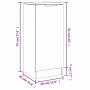 Display cabinets 2 units plywood gray concrete 30x30x70 cm by vidaXL, Sideboards - Ref: Foro24-811142, Price: 63,92 €, Discou...