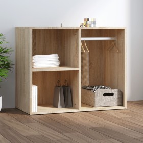 Ankleideschrank aus Sonoma-Eichensperrholz, 80 x 40 x 65 cm von vidaXL, Schließfächer und Lagerschränke - Ref: Foro24-808849,...