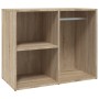 Ankleideschrank aus Sonoma-Eichensperrholz, 80 x 40 x 65 cm von vidaXL, Schließfächer und Lagerschränke - Ref: Foro24-808849,...