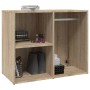 Ankleideschrank aus Sonoma-Eichensperrholz, 80 x 40 x 65 cm von vidaXL, Schließfächer und Lagerschränke - Ref: Foro24-808849,...