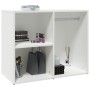 Dressing room furniture in white plywood wood, 80x40x65 cm. by vidaXL, Lockers and storage cabinets - Ref: Foro24-808846, Pri...