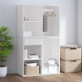 Mueble vestidor madera contrachapada blanco 80x40x65 cm de vidaXL, Taquillas y armarios de almacenamiento - Ref: Foro24-80884...