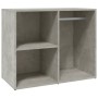 Dressing room furniture made of gray concrete plywood, measuring 80x40x65 cm. by vidaXL, Lockers and storage cabinets - Ref: ...