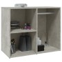 Dressing room furniture made of gray concrete plywood, measuring 80x40x65 cm. by vidaXL, Lockers and storage cabinets - Ref: ...