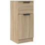 Oak Sonoma plywood sideboard 30x30x70 cm by vidaXL, Sideboards - Ref: Foro24-811121, Price: 61,76 €, Discount: %