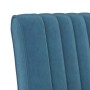 Blue velvet upholstered chair by vidaXL, Easy chairs - Ref: Foro24-352450, Price: 76,11 €, Discount: %