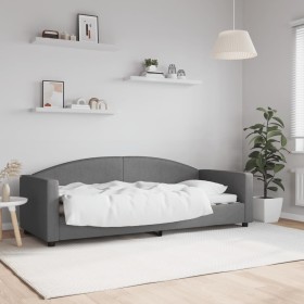 Dark gray fabric sofa bed 80x200 cm by vidaXL, Beds and slatted bases - Ref: Foro24-354107, Price: 212,04 €, Discount: %