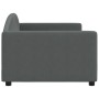 Sofá cama tela gris oscuro 90x200 cm de vidaXL, Camas y somieres - Ref: Foro24-354112, Precio: 211,44 €, Descuento: %