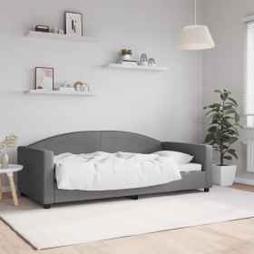 Dark gray fabric sofa bed 90x190 cm by vidaXL, Beds and slatted bases - Ref: Foro24-354122, Price: 208,99 €, Discount: %