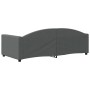 Sofá cama tela gris oscuro 90x190 cm de vidaXL, Camas y somieres - Ref: Foro24-354122, Precio: 213,07 €, Descuento: %