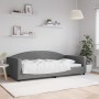 Dark gray fabric sofa bed 100x200 cm by vidaXL, Beds and slatted bases - Ref: Foro24-354117, Price: 224,16 €, Discount: %