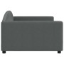 Sofá cama tela gris oscuro 100x200 cm de vidaXL, Camas y somieres - Ref: Foro24-354117, Precio: 224,99 €, Descuento: %