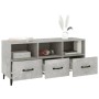 TV stand made of gray concrete plywood 102x35x50 cm by vidaXL, TV Furniture - Ref: Foro24-812613, Price: 85,89 €, Discount: %