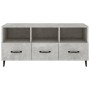 TV stand made of gray concrete plywood 102x35x50 cm by vidaXL, TV Furniture - Ref: Foro24-812613, Price: 85,89 €, Discount: %