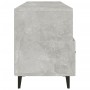 TV stand made of gray concrete plywood 102x35x50 cm by vidaXL, TV Furniture - Ref: Foro24-812613, Price: 85,89 €, Discount: %