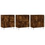 Sideboards 3 units smoked oak plywood by vidaXL, Sideboards - Ref: Foro24-3190202, Price: 188,99 €, Discount: %