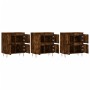 Sideboards 3 units smoked oak plywood by vidaXL, Sideboards - Ref: Foro24-3190202, Price: 188,99 €, Discount: %