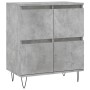 Aparadores 3 uds madera contrachapada gris hormigón de vidaXL, Aparadores - Ref: Foro24-3190201, Precio: 189,64 €, Descuento: %