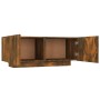 Smoked oak plywood TV cabinet 100x35x40 cm by vidaXL, TV Furniture - Ref: Foro24-815717, Price: 51,82 €, Discount: %