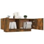 Smoked oak plywood TV cabinet 100x35x40 cm by vidaXL, TV Furniture - Ref: Foro24-815717, Price: 51,82 €, Discount: %