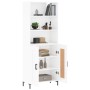 High glossy white plywood sideboard 69.5x34x180 cm by vidaXL, Sideboards - Ref: Foro24-3189959, Price: 131,31 €, Discount: %