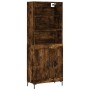 Tall smoked oak plywood sideboard 69.5x34x180 cm by vidaXL, Sideboards - Ref: Foro24-3189962, Price: 128,99 €, Discount: %