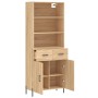 Aparador alto madera contrachapada color roble 69,5x34x180 cm de vidaXL, Aparadores - Ref: Foro24-3200524, Precio: 143,99 €, ...