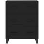 Tall black plywood sideboard 69.5x34x180 cm by vidaXL, Sideboards - Ref: Foro24-3198426, Price: 221,28 €, Discount: %