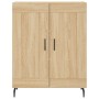 High oak-colored plywood sideboard 69.5x34x180 cm by vidaXL, Sideboards - Ref: Foro24-3189976, Price: 132,18 €, Discount: %