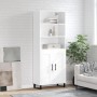 High glossy white plywood sideboard 69.5x34x180 cm by vidaXL, Sideboards - Ref: Foro24-3189983, Price: 136,17 €, Discount: %