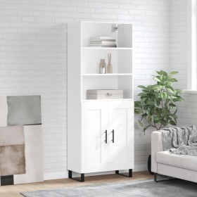 High glossy white plywood sideboard 69.5x34x180 cm by vidaXL, Sideboards - Ref: Foro24-3189983, Price: 136,99 €, Discount: %