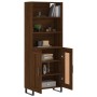 Tall oak brown plywood sideboard 69.5x34x180 cm by vidaXL, Sideboards - Ref: Foro24-3189988, Price: 135,62 €, Discount: %