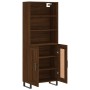 Tall oak brown plywood sideboard 69.5x34x180 cm by vidaXL, Sideboards - Ref: Foro24-3189988, Price: 135,62 €, Discount: %