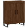 Tall oak brown plywood sideboard 69.5x34x180 cm by vidaXL, Sideboards - Ref: Foro24-3189988, Price: 135,62 €, Discount: %