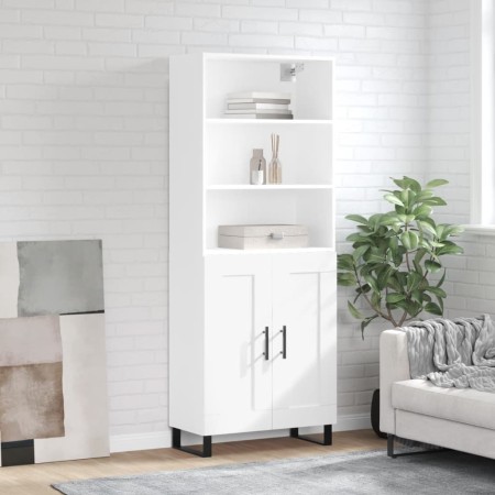 Tall white plywood sideboard 69.5x34x180 cm by vidaXL, Sideboards - Ref: Foro24-3189981, Price: 142,99 €, Discount: %