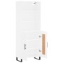 Tall white plywood sideboard 69.5x34x180 cm by vidaXL, Sideboards - Ref: Foro24-3189981, Price: 142,99 €, Discount: %