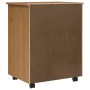 MOSS solid pine wood rolling drawer unit in honey brown. by vidaXL, Lockers and storage cabinets - Ref: Foro24-355891, Price:...