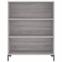 Tall gray Sonoma plywood sideboard 69.5x34x180 cm by vidaXL, Sideboards - Ref: Foro24-3196073, Price: 126,99 €, Discount: %